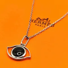31131/Vòng cổ Hermes Nausicaa Evil Eye SV925 Onyx