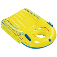 REEF TOURER Thuyền lặn ống thở Có thể sử dụng cho cả trẻ em và người lớn Vòng nổi [Vàng/Xanh khói] RA0504/RA8004pms