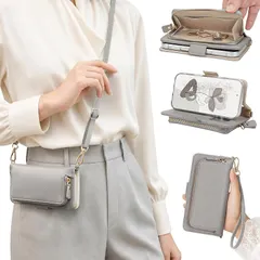 Ốp iPhone 15 tương thích, Loại máy tính xách tay, Ốp điện thoại thông minh đeo vai iPhone 15 có gương, Dây đeo đựng thẻ dễ thương, Ốp điện thoại thông minh đeo vai iPhone 15, Loại máy tính xách tay, Túi có khóa kéo, Treo chéo, Chức năng chân đế ngang, Da PU thời trang, chất lượng cao