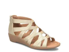 Giày Sandal Nữ Comfortiva Giày Sandal Comfortiva Eternia Wedge Sandal Vàng Kim Loại