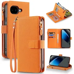 [Mới] dành cho ốp lưng Google Pixel 9A loại máy tính xách tay loại ví đựng điện thoại di động SunYoo Orange
