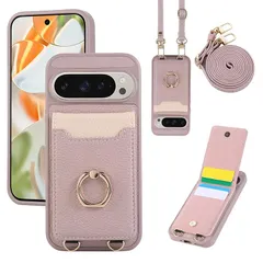 [Mới] Vỏ Yuotky cho Google Pixel 8a Loại máy tính xách tay Vỏ Google Pixel 8a Vai Vỏ Google Pixel 8a Mặt sau Loại máy tính xách tay Vỏ điện thoại thông minh Google Pixel 8a có giá đỡ nhẫn Chức năng lưu trữ thẻ đeo vai chống sốc Di động