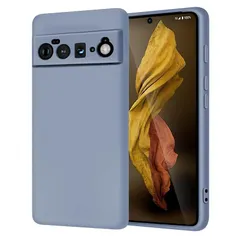 [Mới] inxhey Ốp lưng Google Pixel 6Pro bằng silicon Vỏ điện thoại thông minh chống sốc có lỗ dây đeo bằng silicon Kết cấu mờ Vỏ mềm Dễ dàng cầm nắm Hấp thụ sốc Chống trầy xước Vỏ di động mỏng nhẹ linh hoạt