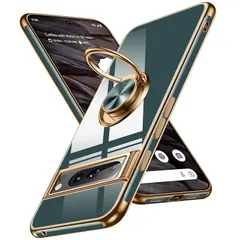 [Mới] Vỏ cho Google Pixel 8 Pro, Nhẫn, Vỏ mềm TPU chống sốc, Mỏng, Nhẹ, Cảm ứng mượt mà, Có lỗ dây đeo, Vỏ cho Google Pixel 8 Pro, Đạt tiêu chuẩn MIL của quân đội Hoa Kỳ, Giảm xóc, Tương thích với giá đỡ trên ô tô, Chức năng chân đế, Vỏ di động