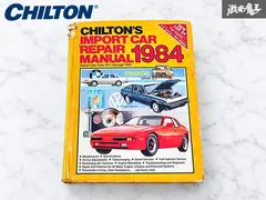 Ô tô nhập khẩu CHILTON 1977-1984 Sách hướng dẫn sửa chữa Sửa chữa bảo trì Thông số kỹ thuật Điều chỉnh Hướng dẫn bảo trì Hướng dẫn sử dụng dịch vụ 1 Sách Giao hàng ngay