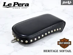Le Pera Harley Davidson Harley Davidson Heritage Softail Thin Studded Pillion Seat Ghế sau màu đen Sẵn sàng xuất xưởng