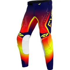 FXR FXR Helium 2024 Quần Motocross Thanh Niên/Xanh đậm Vàng Đỏ