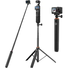 DJI Osmo Pocket 4P/4/3 chân máy/gậy selfie/monopod Cột nối dài 135 cm/gậy selfie 6 bước có thể điều chỉnh độ dài bằng kính thiên văn thuận tiện mang theo, nhẹ, gấp vlog du lịch, phụ kiện vlog GoPro Hero 13/12/11/10/9 bc726c4e