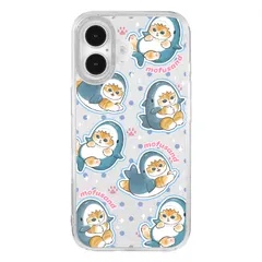 Gourmandies mofusand Khung máy ảnh iPhone 16 Vỏ tương thích Shark Nyan MOFU-87A