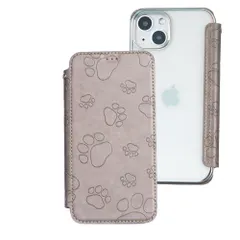 Vỏ Galaxy S9 Vỏ máy tính xách tay Galaxy S9 (Tương thích Docomo SC-02K/au SCV38) Vỏ loại máy tính xách tay Dập nổi hình chân mèo trong suốt [TOTOJIA] Vỏ điện thoại thông minh Nhẹ Loại ví mỏng có túi đựng thẻ Vỏ điện thoại thông minh Vỏ bảo vệ chống sốc