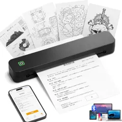 Máy in nhiệt A4, Máy in hình xăm nhiệt, Máy in di động, Sử dụng kép, Không cần mực, Bluetooth, Tương thích với điện thoại thông minh, Tương thích với PC, Tương thích với chuyển hình xăm, Máy in chuyển hình xăm, Chuyển hình xăm, Siêu nhẹ, Di động, Tương thích với PDF/Word/Hình ảnh, Office 4fc04a93