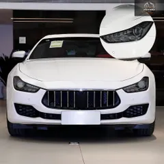 Màu Đen Khói Đèn Pha Ô Tô Phim Maserati Ghibli 2013-2024 Cao Cấp Cắt Sẵn Bọc Vinyl Chống Trầy Xước