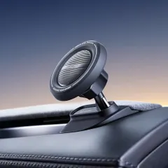 K◆YONZEE Giá đỡ điện thoại thông minh từ tính gắn bên hông cho Tesla Model Y Juniper/Model3 Highland/2026 Model YL, xoay 360 độ, chất liệu silicone & ABS, giá đỡ xe không cản tầm nhìn, màu đen f10b0a9f