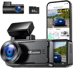 K◆[Đồng thời 4K trước và sau, STARVIS 2 trước và sau, camera sau xử lý độc lập] Đầu ghi ổ đĩa JOMISE A80 Pro, 2 camera trước và sau, đầu ghi ổ đĩa nhỏ, WiFi 6, tối đa 20MB/s, điều chỉnh góc 360°, chụp trong/sau, bảng điều khiển cảm ứng 3,12 inch GPS c791c0ec