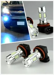 エルグランド E51 E52 セレナ C25 C26 C27 HC27 高輝度 最新3030LEDチップ 54連搭載 H8/H11/H16 LEDフォグランプ アイスXanh dương 2個bộ カプラーオン