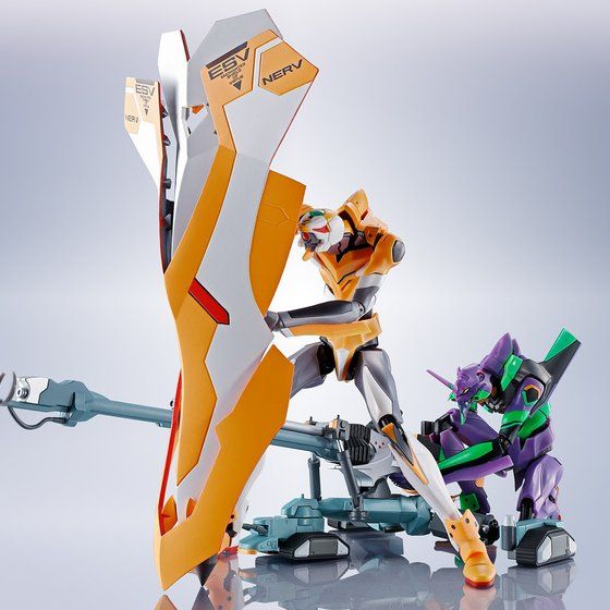 ROBOT Spirits <SIDE EVA> Súng trường Positron + Khiên ESV + Bộ trang bị loại G để tái hiện Chiến dịch Yashima | Bandai cao cấp