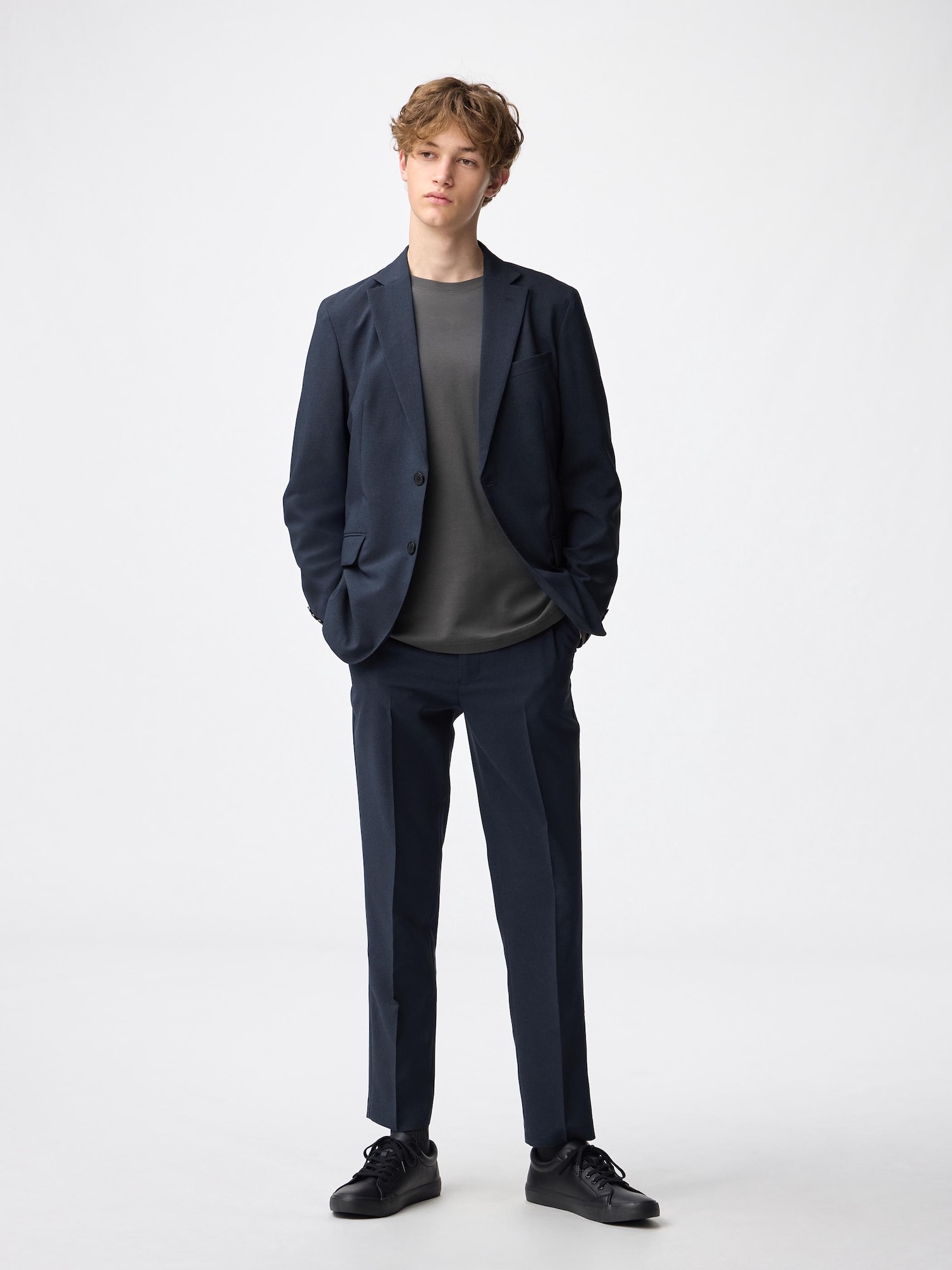 Quần ống côn có thể giặt được (dài 77,0cm)