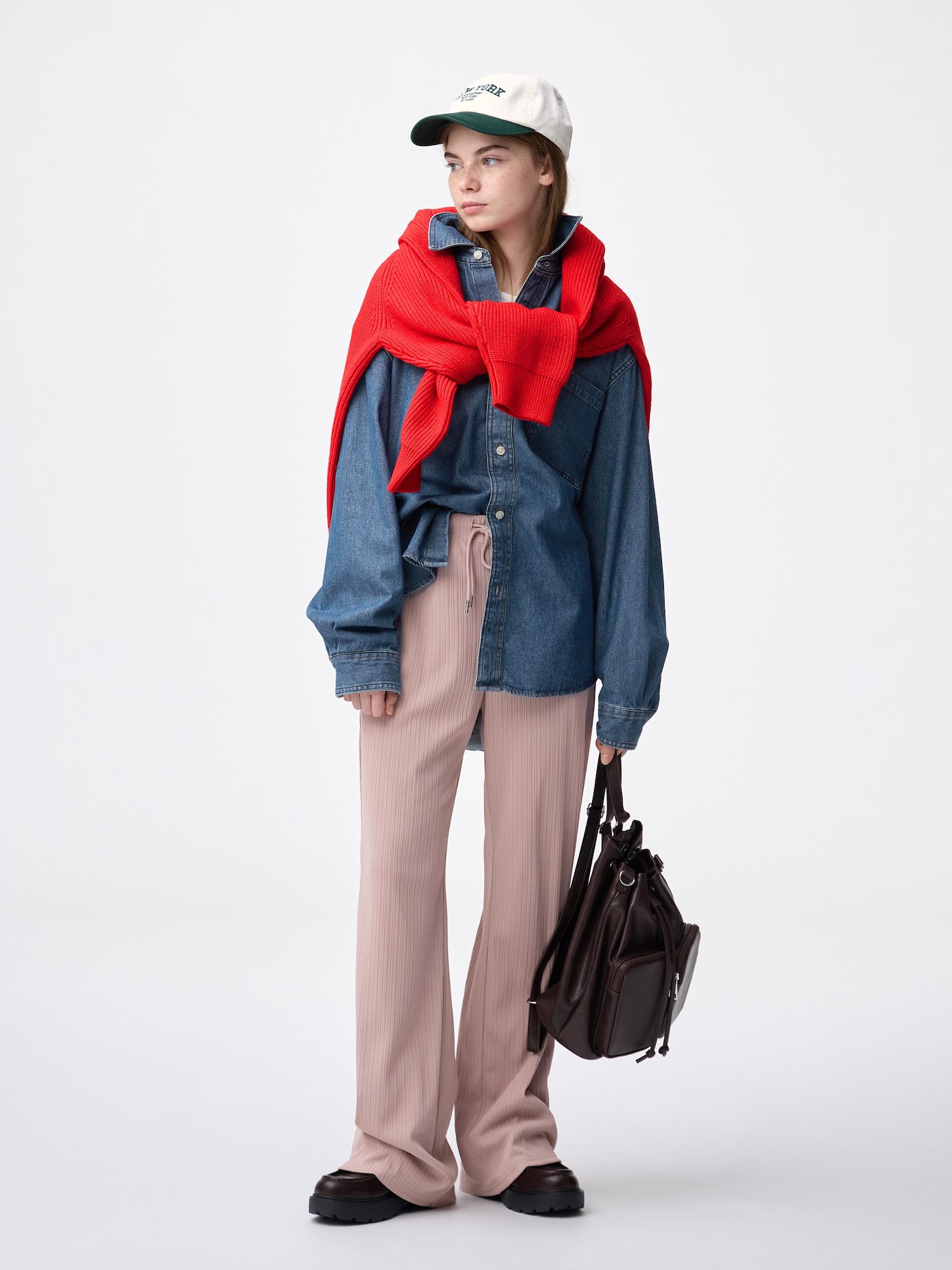 Quần pull có gân (dài hơn 78,0cm)