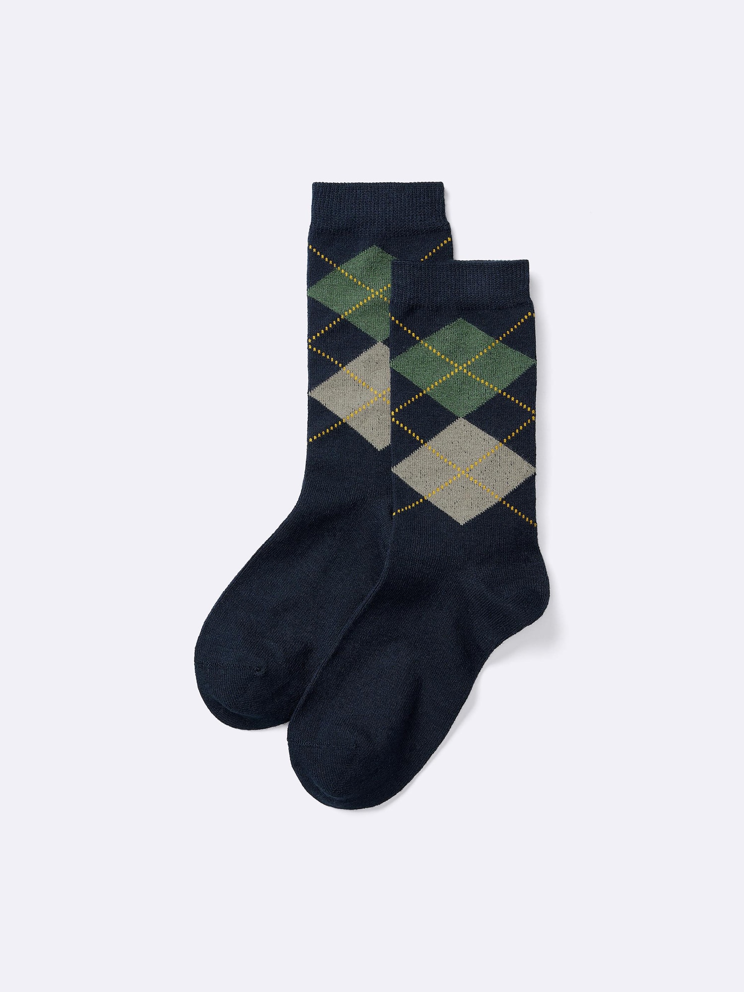 Tất Heat Crew Style (Argyle) (Sản phẩm mùa đông 2025)