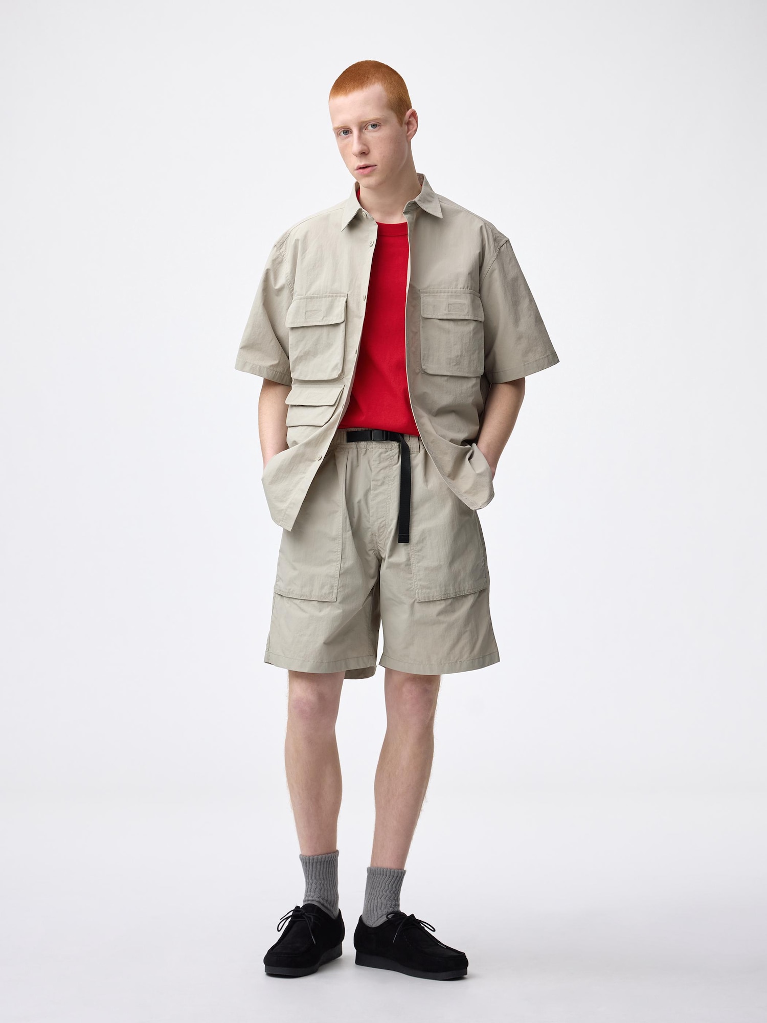 quần short nhiều túi nylon
