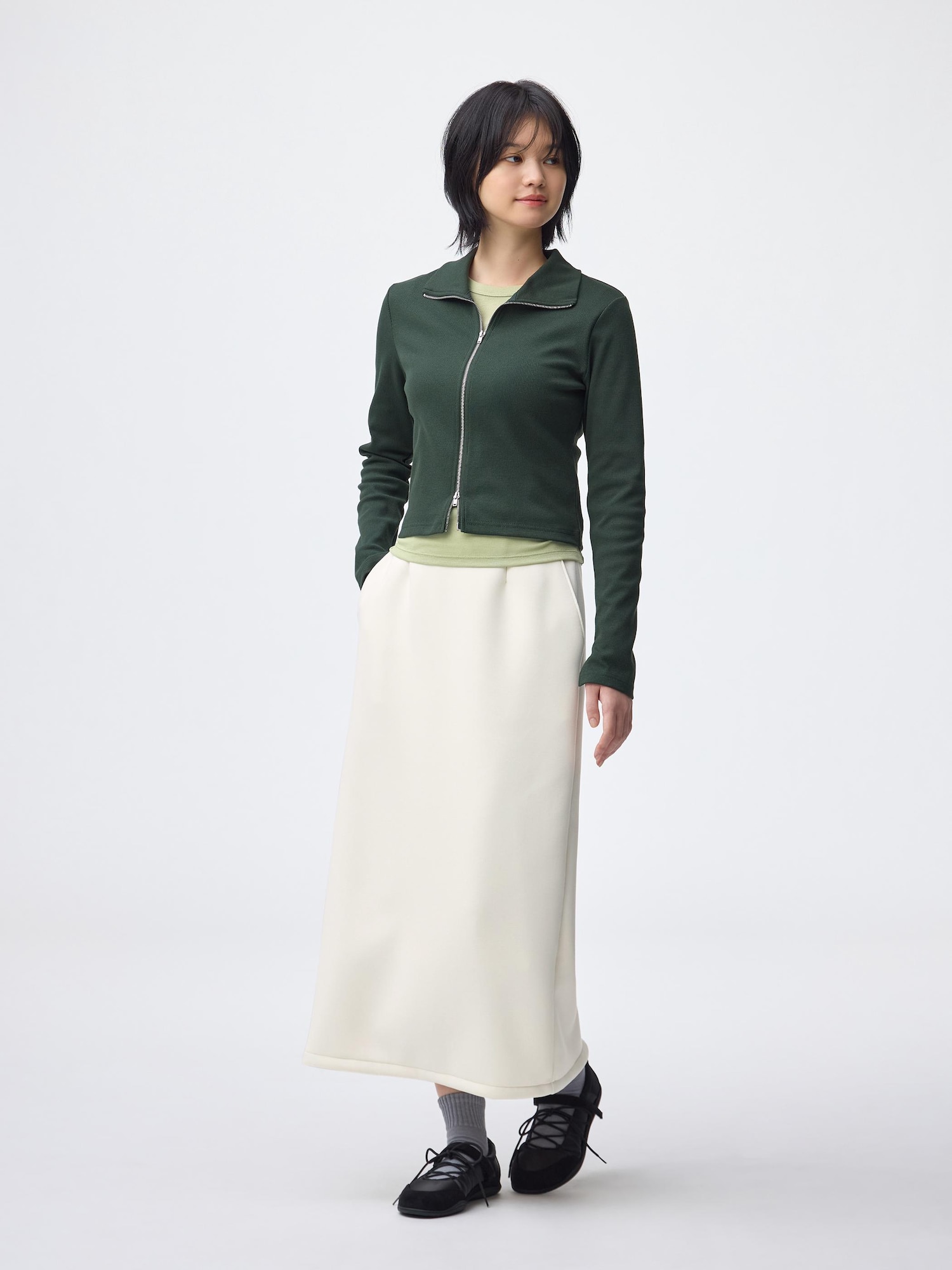 áo phồng váy hẹp