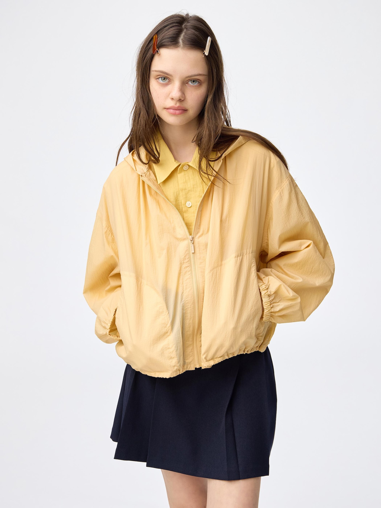 Áo parka mỏng cắt tia UV