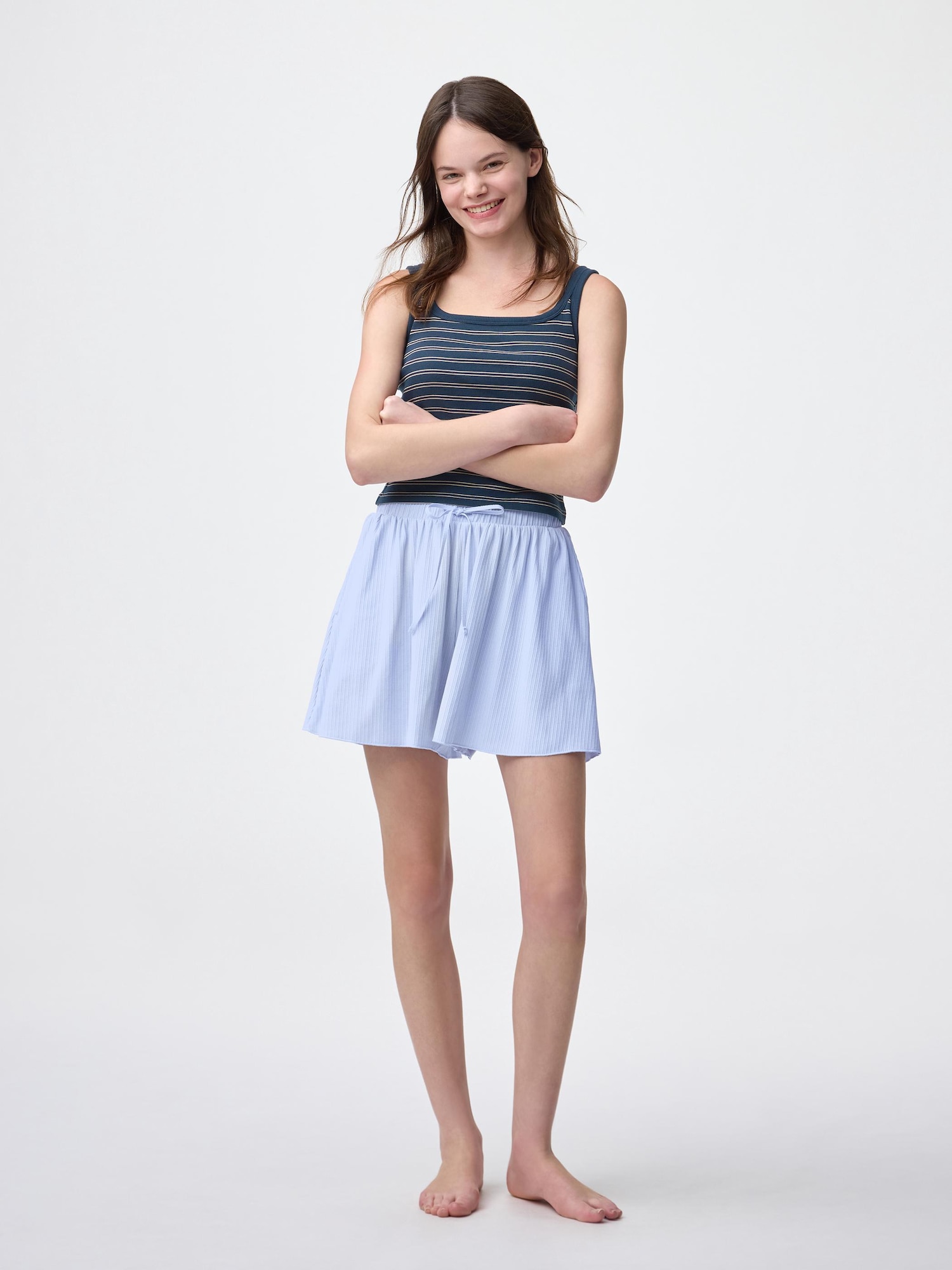 quần short có gân dễ dàng