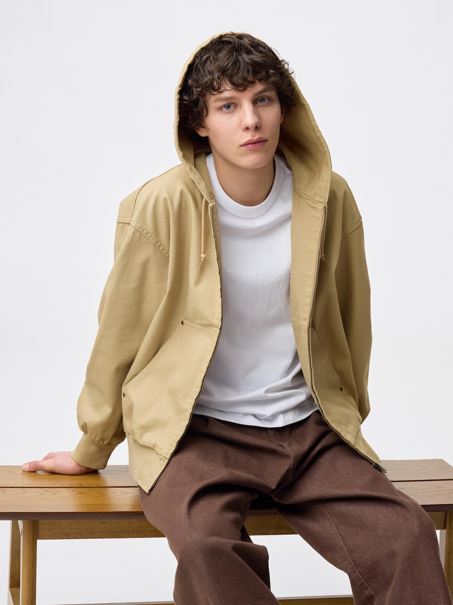 áo hoodie cotton có khóa kéo