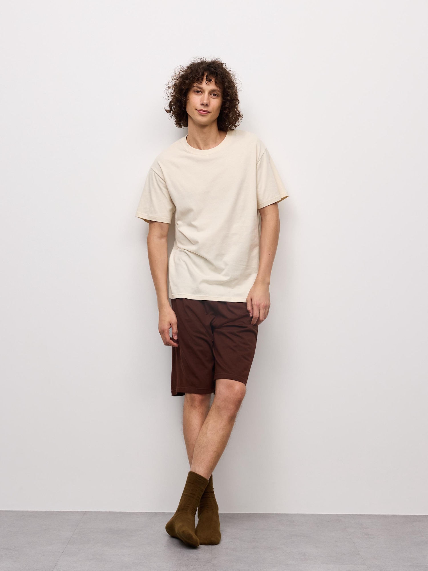 Bộ phòng chờ màu cotton (tay ngắn & quần short)