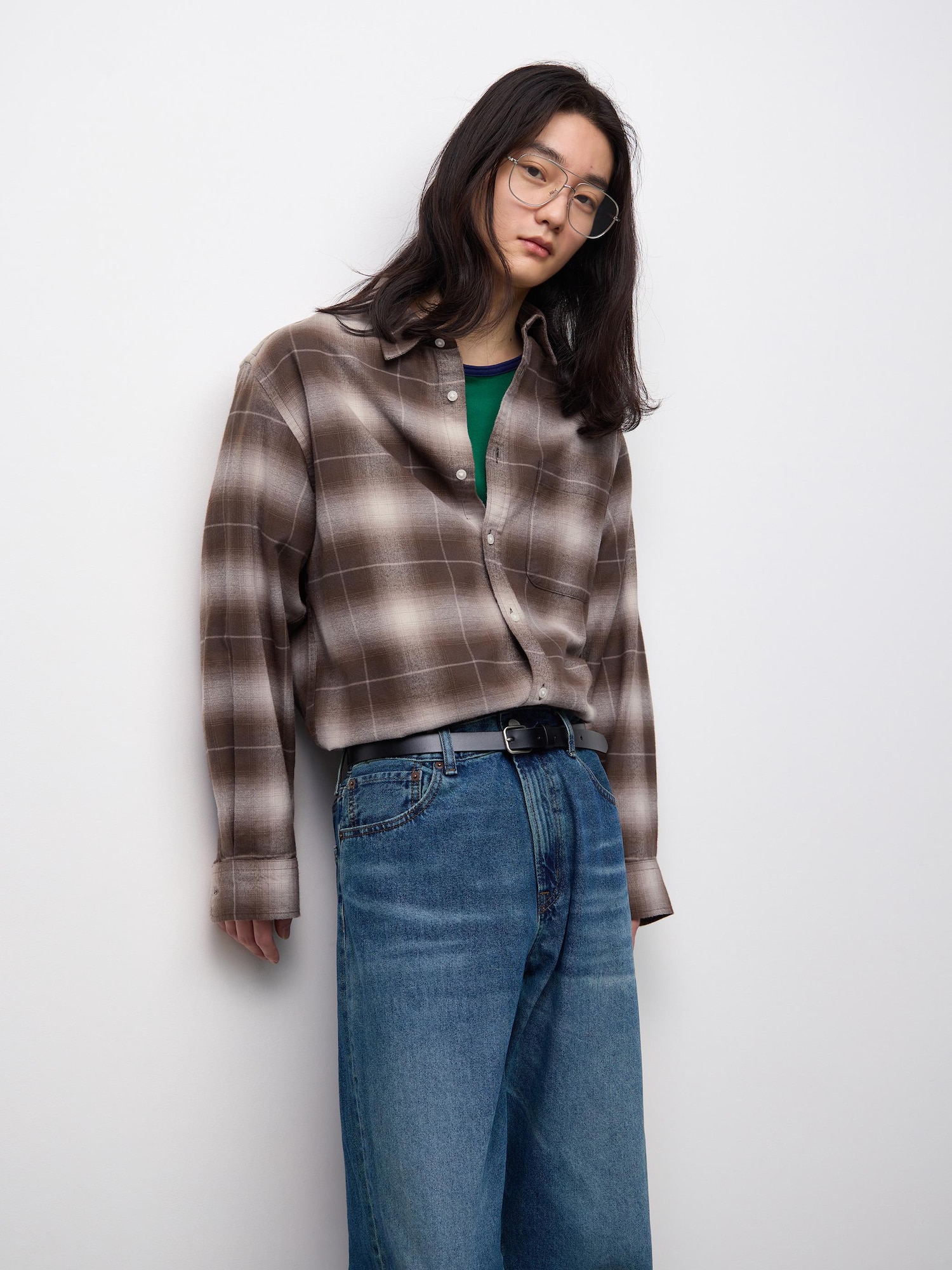 Áo sơ mi flannel (đánh dấu 1) PF