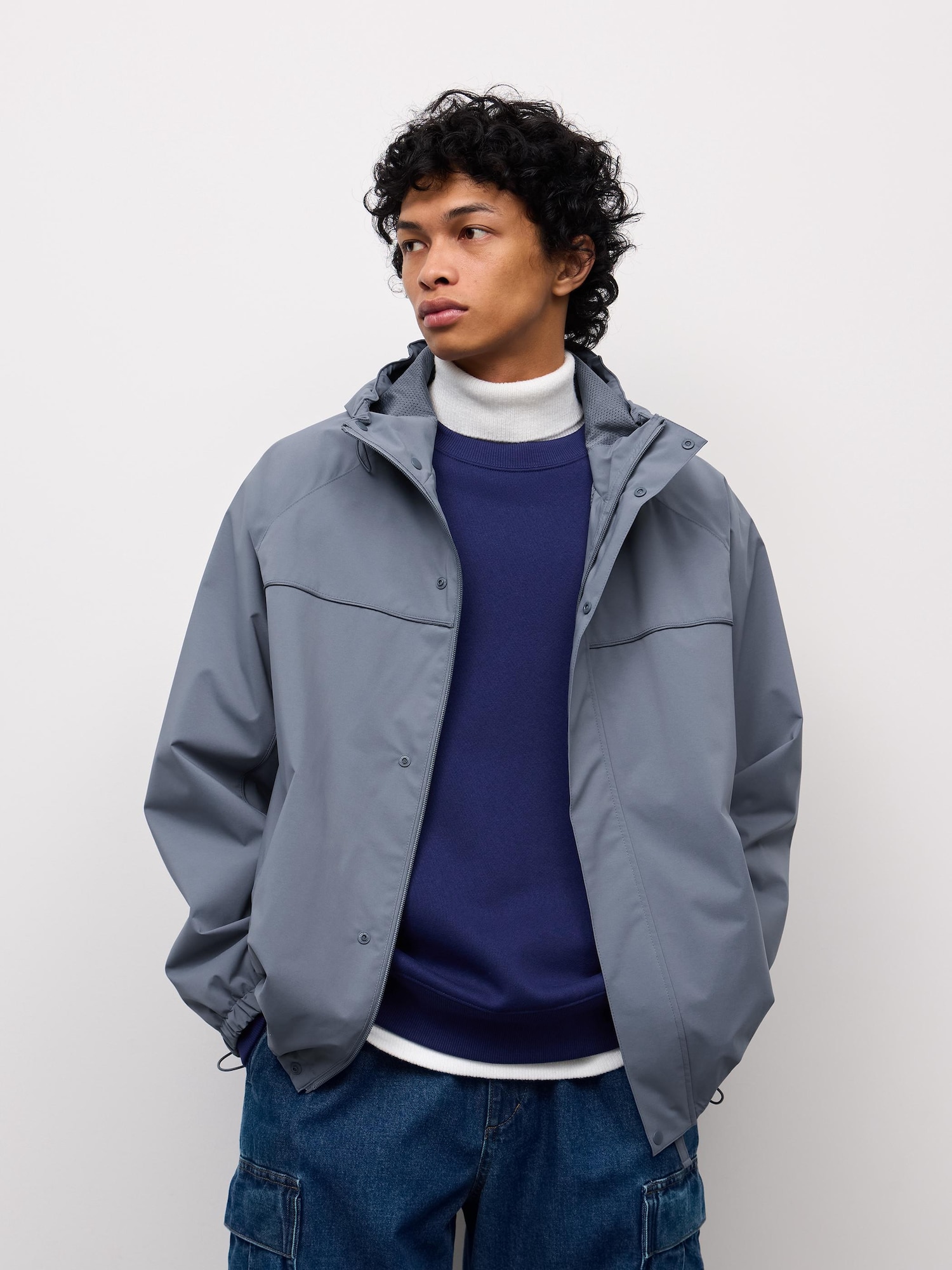 Áo khoác parka chống gió ST (cỡ lớn)