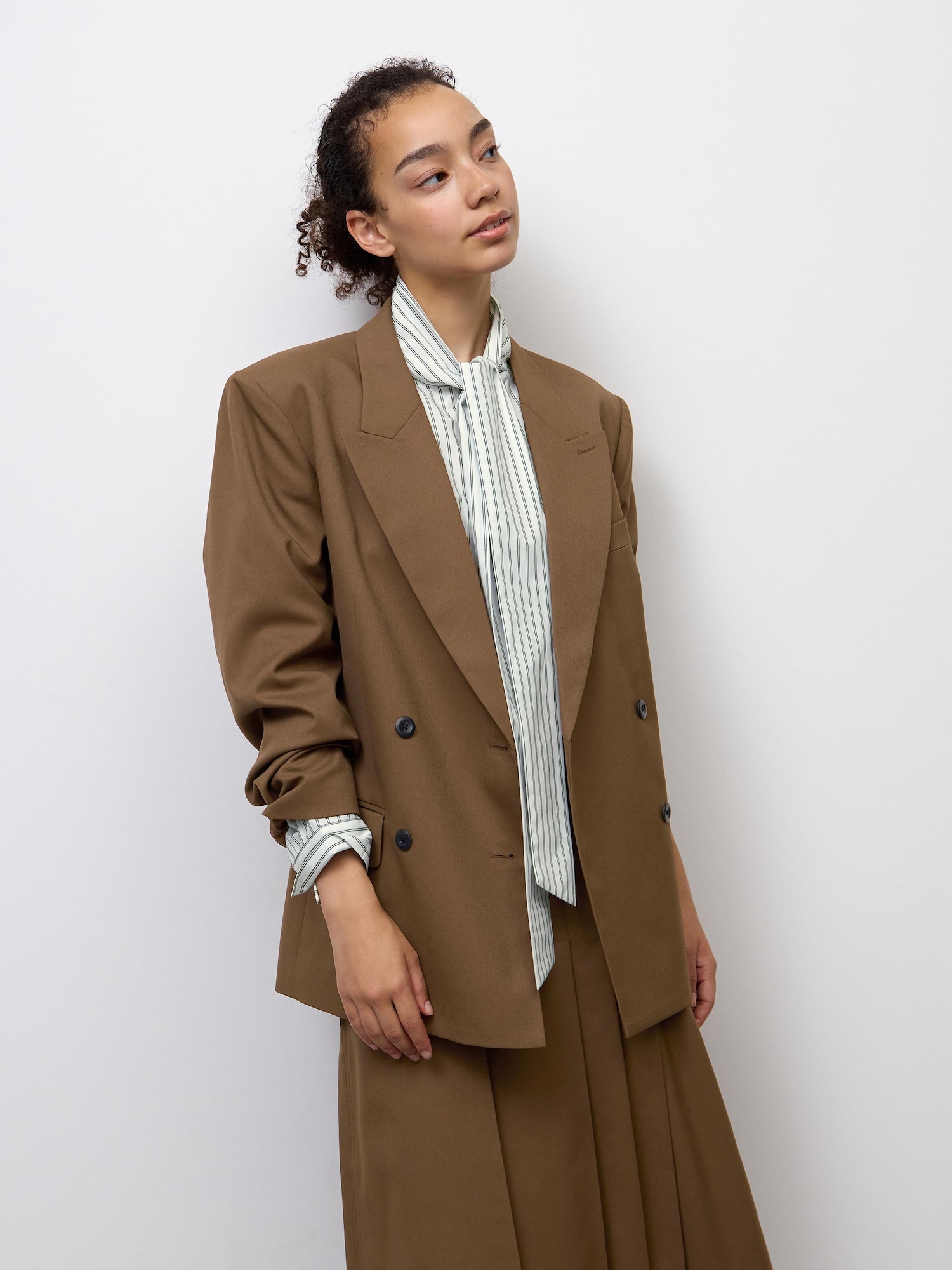 áo khoác oversized 2 hàng khuy MN