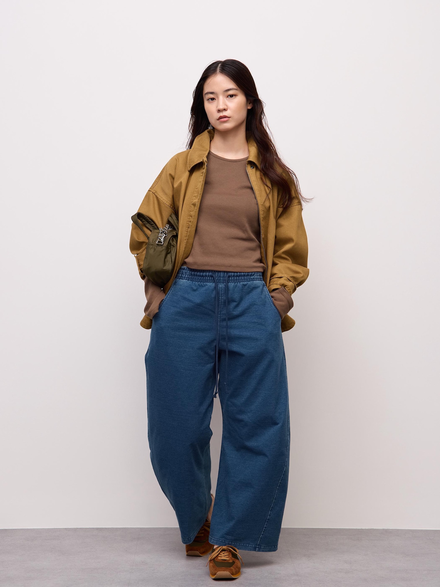 Áo nỉ denim quần thùng 3D UL (dài ngắn)