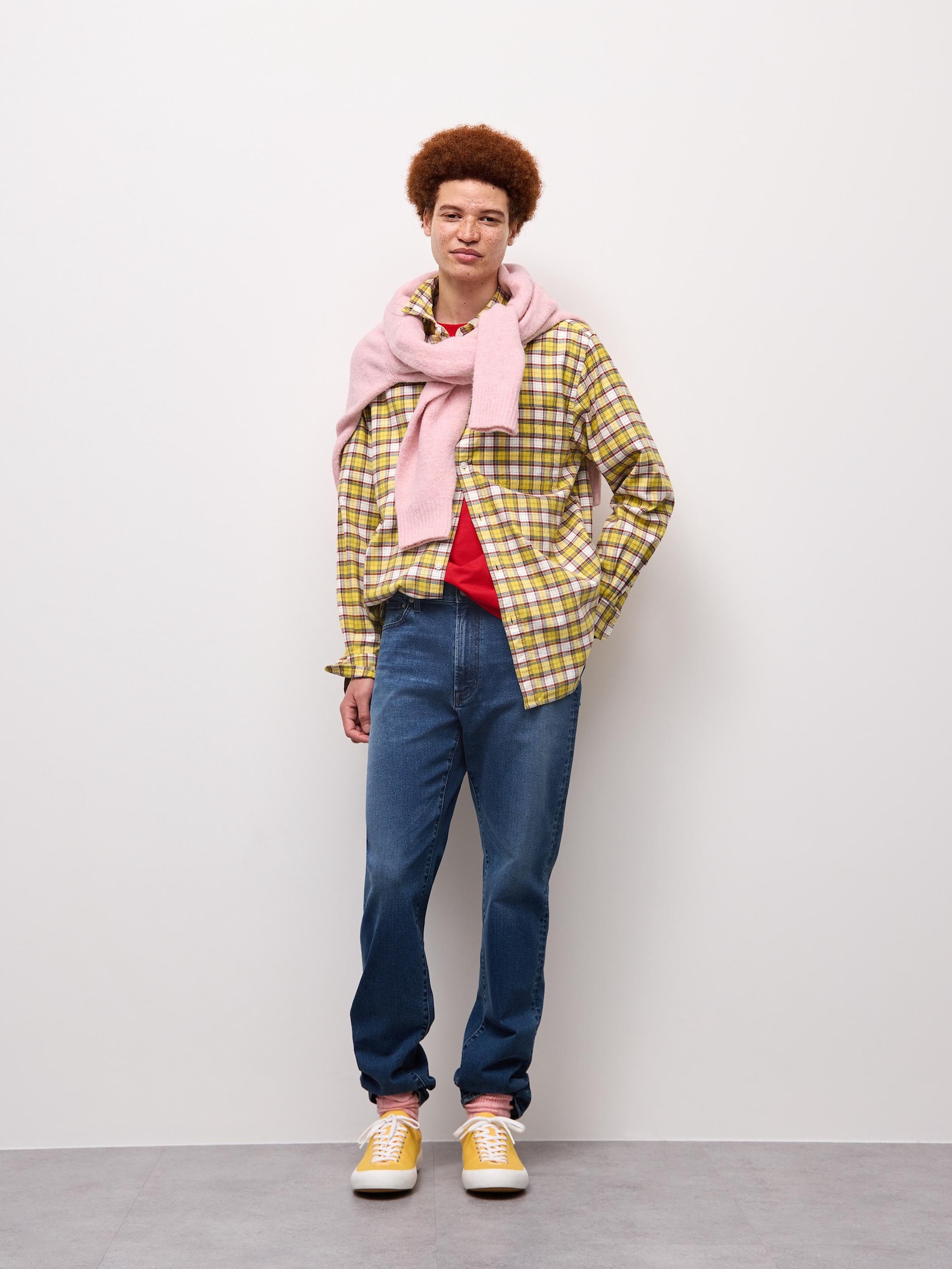 Quần jeans dáng slim PF (dài hơn)
