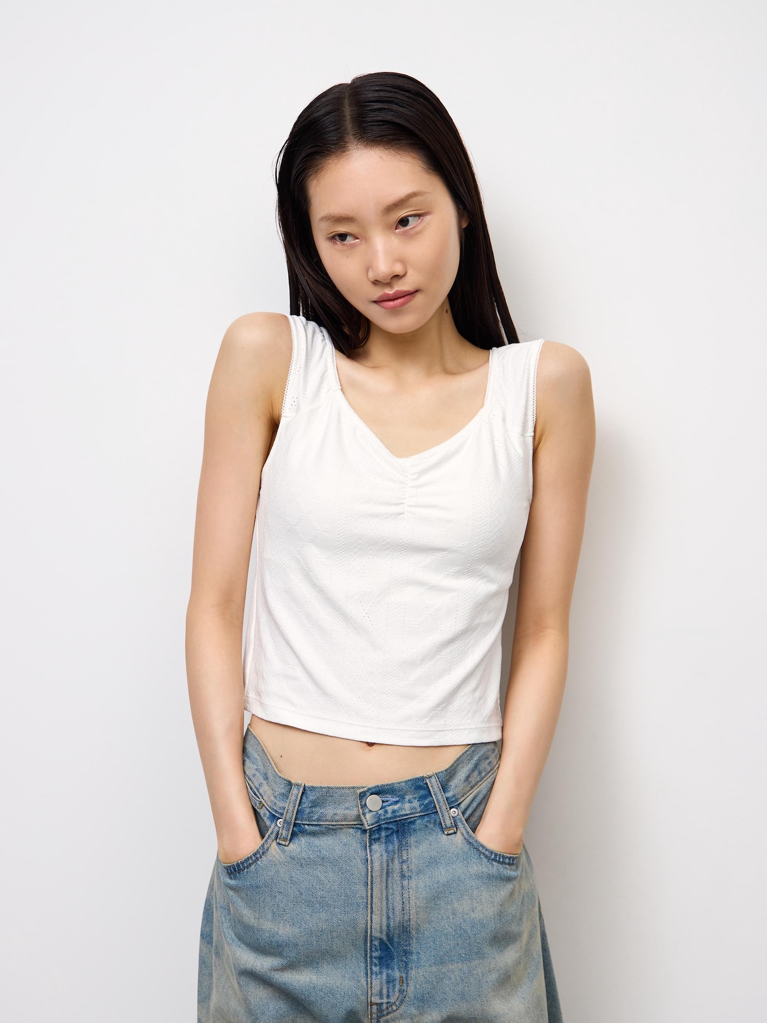 Áo ba lỗ ren BRAFIL JACQUARD