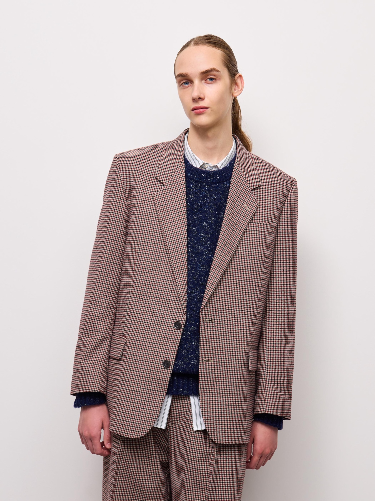 Áo khoác ca rô oversized được thiết kế riêng CL