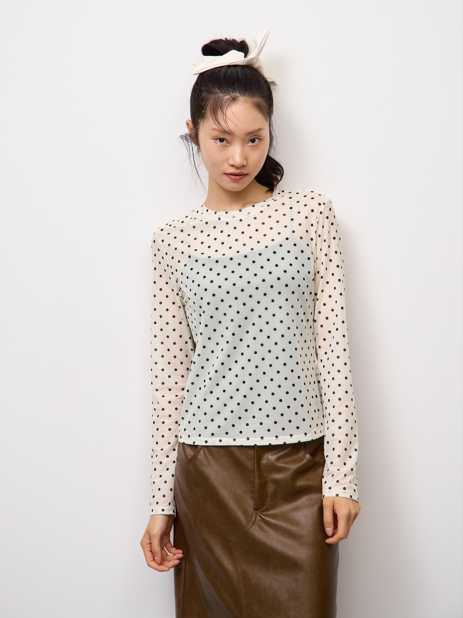 Sheer dot T (tay dài) PF